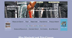 Desktop Screenshot of mariachi-plaza.com